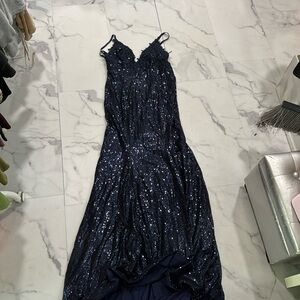 Navy blue dress!
